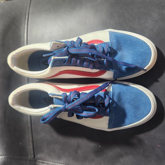 Vans Old Skool Sport Pop Red Vallarta Blue - Picture 11 of 12